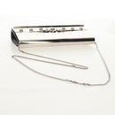 VERSACE Medusa Chain Shoulder Bag metal Silver tone Auth 157963V-7