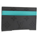 LOUIS VUITTON Eclipse Reverse Porte Cartes Double Card Case M11471 Auth 157965SM-1