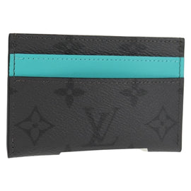 LOUIS VUITTON Eclipse Reverse Porte Cartes Double Card Case M11471 Auth 157965SM