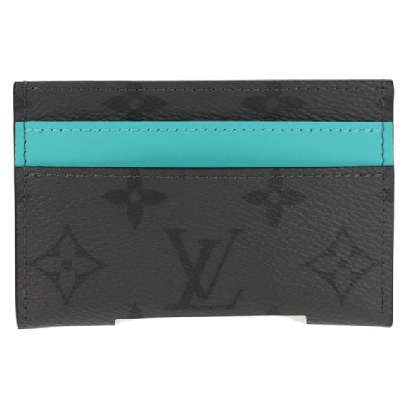 LOUIS VUITTON Eclipse Reverse Porte Cartes Double Card Case M11471 Auth 157965SM