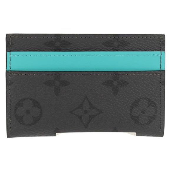 LOUIS VUITTON Eclipse Reverse Porte Cartes Double Card Case M11471 Auth 157965SM