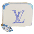 LOUIS VUITTON Watercolor Flower Tile LV By The Pool Coin M82417 Auth 157966SM-1