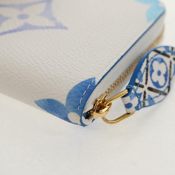 LOUIS VUITTON Watercolor Flower Tile LV By The Pool Coin M82417 Auth 157966SM