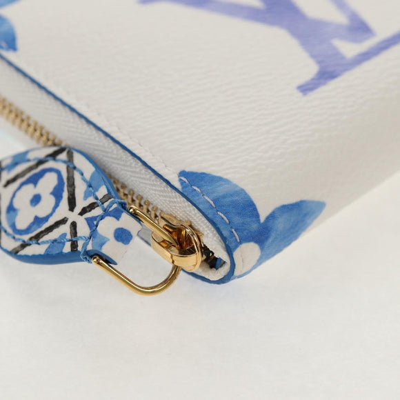 LOUIS VUITTON Watercolor Flower Tile LV By The Pool Coin M82417 Auth 157966SM