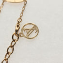 LOUIS VUITTON Collier Heart Falling Love Necklace Gold M00465 LV Auth 157967SAM-10