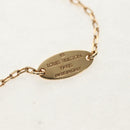 LOUIS VUITTON Collier Heart Falling Love Necklace Gold M00465 LV Auth 157967SAM-11