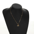 LOUIS VUITTON Collier Heart Falling Love Necklace Gold M00465 LV Auth 157967SAM-15
