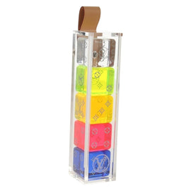 LOUIS VUITTON Etui Desteve plastic Clear GI0411 LV Auth 157969M