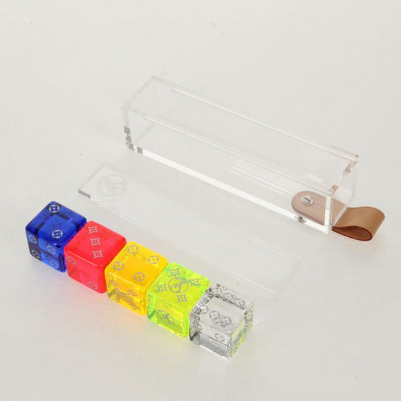 LOUIS VUITTON Etui Desteve plastic Clear GI0411 LV Auth 157969M