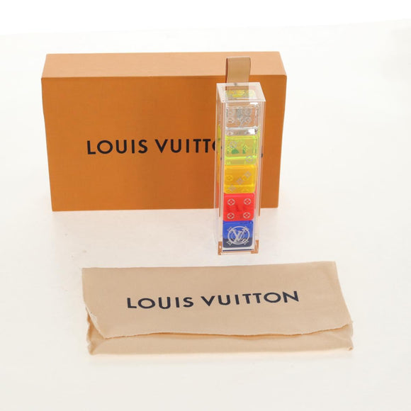 LOUIS VUITTON Etui Desteve plastic Clear GI0411 LV Auth 157969M