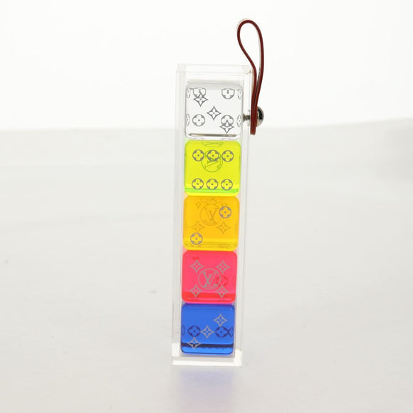 LOUIS VUITTON Etui Desteve plastic Clear GI0411 LV Auth 157969SM