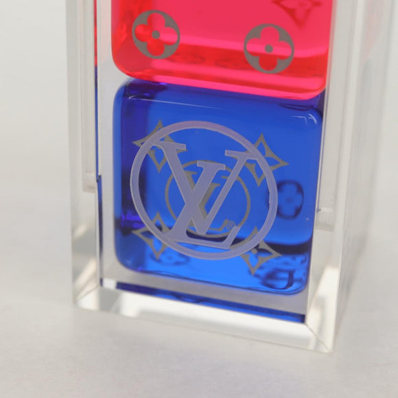LOUIS VUITTON Etui Desteve plastic Clear GI0411 LV Auth 157969SM