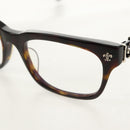 Chrome Hearts GITTIN' ANY BS Flare Glasses plastic Brown Auth 157971M-10