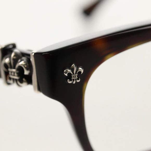 Chrome Hearts GITTIN' ANY BS Flare Glasses plastic Brown Auth 157971M