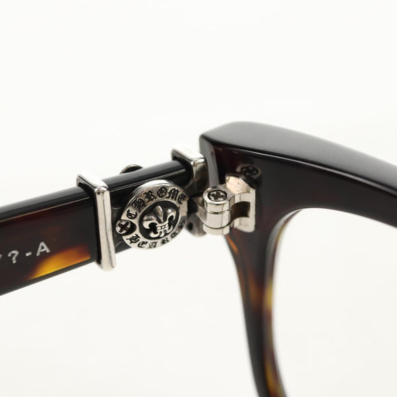 Chrome Hearts GITTIN' ANY BS Flare Glasses plastic Brown Auth 157971M