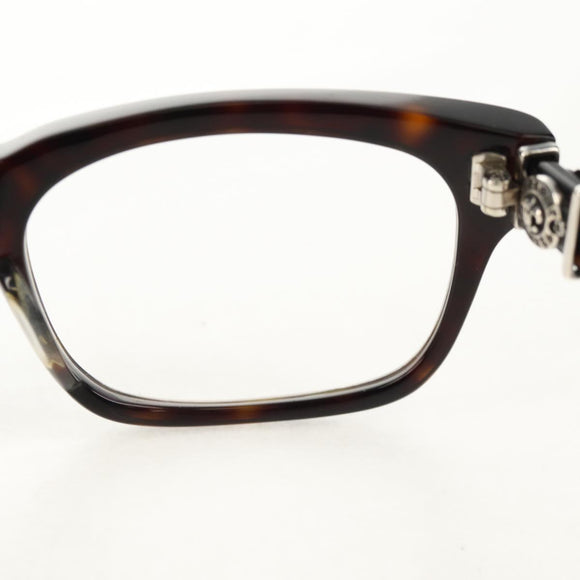 Chrome Hearts GITTIN' ANY BS Flare Glasses plastic Brown Auth 157971M