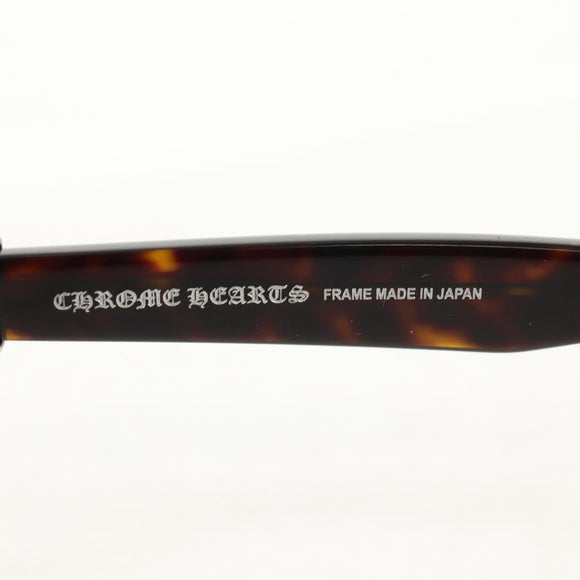 Chrome Hearts GITTIN' ANY BS Flare Glasses plastic Brown Auth 157971M