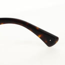 Chrome Hearts GITTIN' ANY BS Flare Glasses plastic Brown Auth 157971M-26