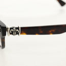 Chrome Hearts GITTIN' ANY BS Flare Glasses plastic Brown Auth 157971M-9