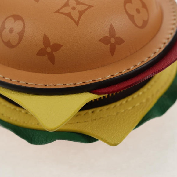 LOUIS VUITTON Monogram Bag Charm LV Burger Multicolor M02218 LV Auth 157972SM