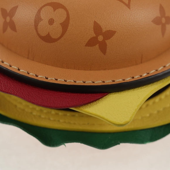 LOUIS VUITTON Monogram Bag Charm LV Burger Multicolor M02218 LV Auth 157972SM