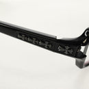 Chrome Hearts DUTCH RUDDER CH Cross Glasses Glasses plastic Black Auth 157973SAM-11
