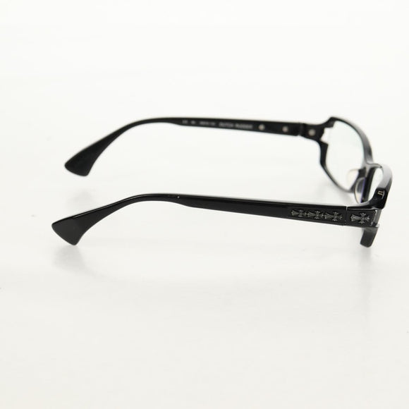 Chrome Hearts DUTCH RUDDER CH Cross Glasses Glasses plastic Black Auth 157973SAM