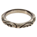 Chrome Hearts Scroll Banding Ring Ag925 Silver Auth 157976SAM-3
