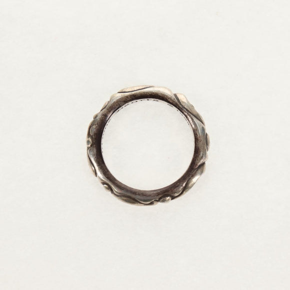 Chrome Hearts Scroll Banding Ring Ag925 Silver Auth 157976SAM