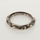 Chrome Hearts Scroll Banding Ring Ag925 Silver Auth 157976SAM-6
