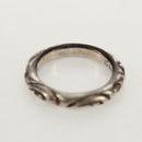 Chrome Hearts Scroll Banding Ring Ag925 Silver Auth 157976SAM-8