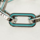 LOUIS VUITTON Brassle Monogram Links Bracelet metal Silver M80195 Auth 157982SM-8