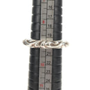 Chrome Hearts Scroll banding Ring Ag925 Silver Auth 157983SAM-10