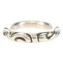 Chrome Hearts Scroll banding Ring Ag925 Silver Auth 157983SAM-2