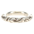 Chrome Hearts Scroll banding Ring Ag925 Silver Auth 157983SAM-3