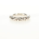 Chrome Hearts Scroll banding Ring Ag925 Silver Auth 157983SAM-4