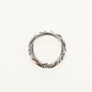 Chrome Hearts Scroll banding Ring Ag925 Silver Auth 157983SAM-5