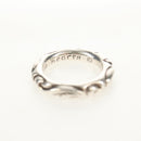 Chrome Hearts Scroll banding Ring Ag925 Silver Auth 157983SAM-7