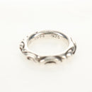 Chrome Hearts Scroll banding Ring Ag925 Silver Auth 157983SAM-8