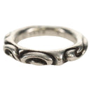 Chrome Hearts Scroll banding Ring Ag925 Silver Auth 157985SAM-2
