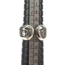 Chrome Hearts Small Scroll Label Ring Ag925 Silver Auth 157986M-10