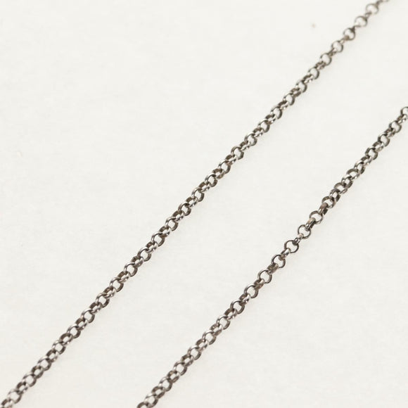 Chrome Hearts Roll Chain Necklace Ag925 Silver Auth 157987M