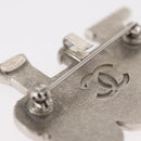 CHANEL Brooch metal Silver CC Auth 157988SM-4