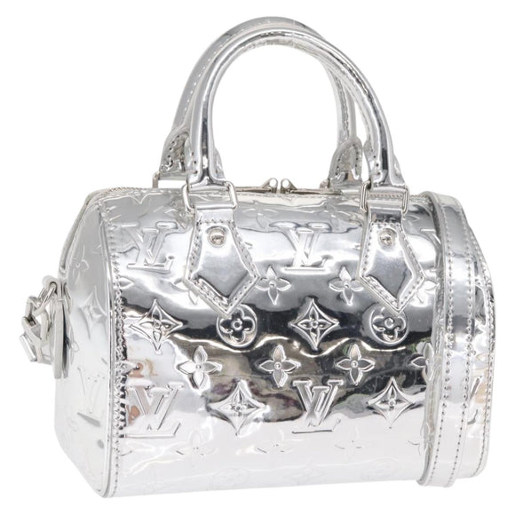 LOUIS VUITTON Monogram Miroir Speedy Bandouliere 20 Bag M11987 LV Auth 157989SM