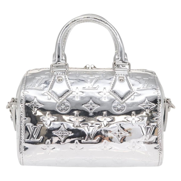 LOUIS VUITTON Monogram Miroir Speedy Bandouliere 20 Bag M11987 LV Auth 157989SM