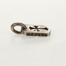 Chrome Hearts Tiny Cutout Cross Dog Tag Pendant top Ag925 Silver Auth 157994SAM-6