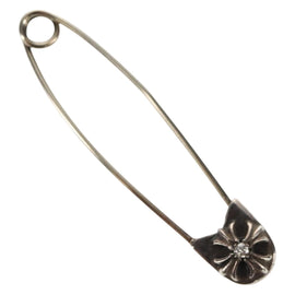 Chrome Hearts Large Safety Pin 1PD Ag925 Silver Auth 157995SAM