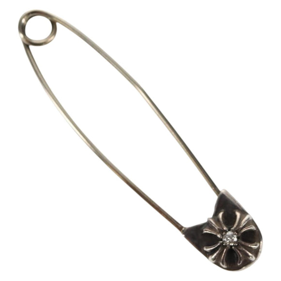 Chrome Hearts Large Safety Pin 1PD Ag925 Silver Auth 157995SAM