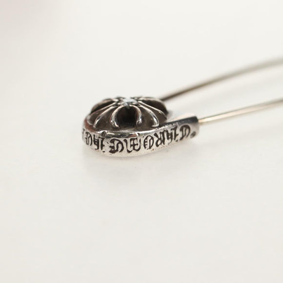 Chrome Hearts Large Safety Pin 1PD Ag925 Silver Auth 157995SAM