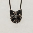 Chrome Hearts Large Safety Pin 1PD Ag925 Silver Auth 157995SAM-3